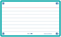 Flashcard Oxford 2.0 75x125mm 80 vel 250gr lijn mint