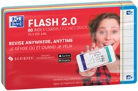 Flashcard Oxford 2.0 75x125mm 80 vel 250gr lijn assorti-2