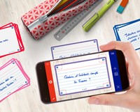 Flashcard Oxford 2.0 75x125mm 80 vel 250gr lijn paars-2