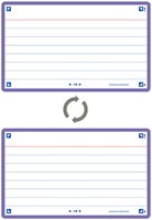 Flashcard Oxford 2.0 75x125mm 80 vel 250gr lijn paars-3