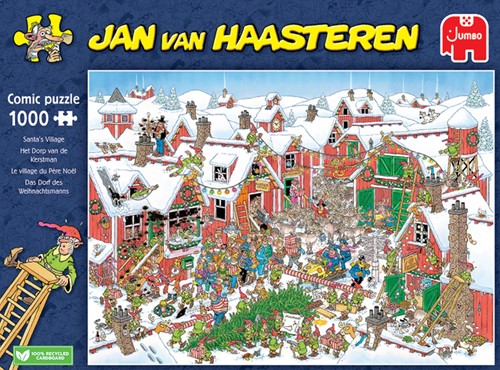 Puzzel Jan van Haasteren Santa's Village 1000 stukjes-3