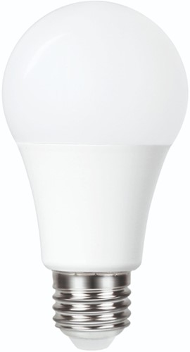 Ledlamp Integral E27 2700K warm wit 4.8W 470lumen dag/nacht sensor