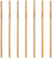 Drinkrietje IEZZY karton buigbaar Ø 6x240mm 100% fair 200 stuks bruin