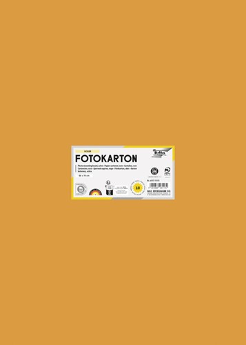 Fotokarton Folia 300gr 50x70cm 10vel 17 oker