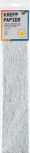 Crêpepapier Folia 50x250cm 10vel 9126 zilver