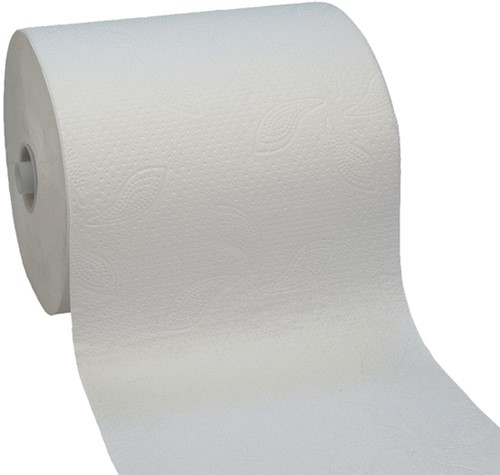 Handdoekrol Katrin systeemrol groot 2-laags 200m wit 460232-1