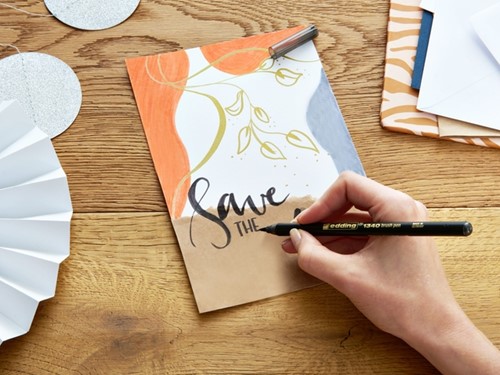 Brushpen edding 1340 metallic violet-3