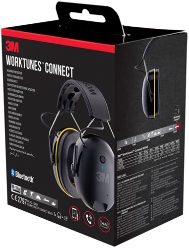 Oorkap 3M Worktunes Connect Bluetooth technologie 90543EC1 94-105 dB-2