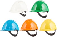 Veiligheidshelm 3M 53-62cm Uvicator en pinverstelling geel-1