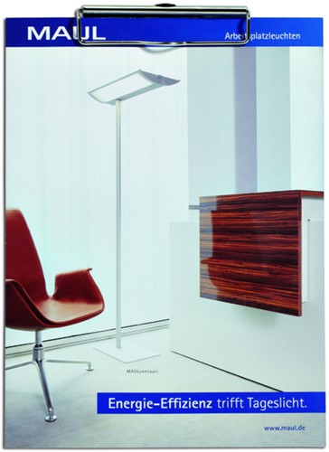 Papierklem MAUL Beugelklem staal 120mm zilver 10 stuks-3