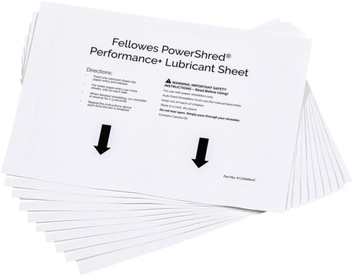 Olievellen voor papiervernietiger Fellowes Powershred Performance+ 10 vel