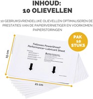 Olievellen voor papiervernietiger Fellowes Powershred Performance+ 10 vel-3
