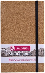 Schetsboek Talens Art Creation 80 witte vellen 140gr 130x210mm kurk