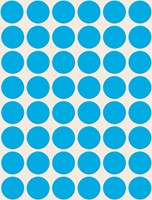 Etiket Avery Zeckform 3375 rond 18mm blauw 1056stuks-3