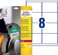 Etiket Avery L7914-10 99.1x67.7mm polyethyleen wit 80 stuks-3