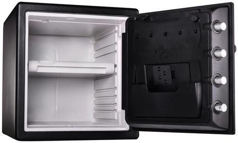 Kluis MasterLock brandvrij en waterdicht electronisch combi-slot XL zwart ZA43-3