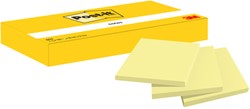 Memoblok 3M Post-it 653 38x51mm geel p/3 blokjes