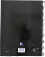Notitieboek Oxford Classic Europeanbook A4+ 4-gaats lijn 80vel zwart-3