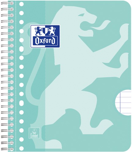 Collegeblok Oxford School A5+ lijn 17-gaats 160 pagina's 80gr pastel assorti 3 stuks-2