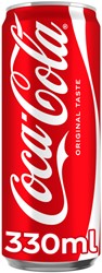 Frisdrank Coca Cola Regular blik 330ml