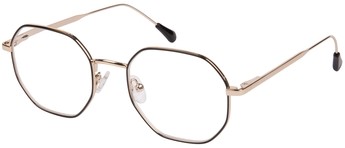 Leesbril I Need You +2.00 dpt Yoko zwart-goud-2