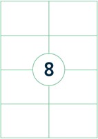 Etiket Qbasic A4 1.000 vel 105x74 mm 8000 labels-3