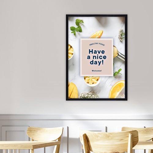 Kliklijst Europel A1 25mm mat zwart-2