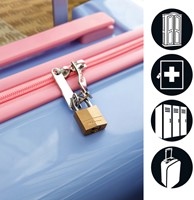 Hangslot MasterLock 2 gelijksluitend messing 30mm 2 stuks-1