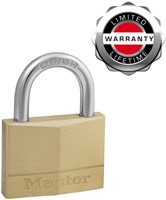 Hangslot MasterLock 4 gelijksluitend messing 50mm 4 stuks-3