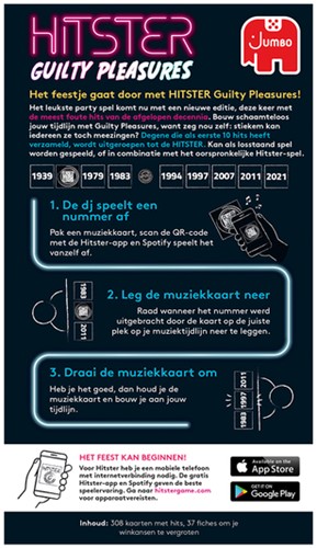 Muziekspel Hitster Guilty Pleasure 16+-1