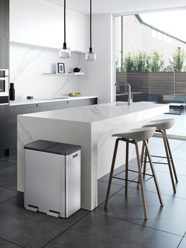 Pedaalemmer EKO Essential Recycler 2x30 liter rvs-3