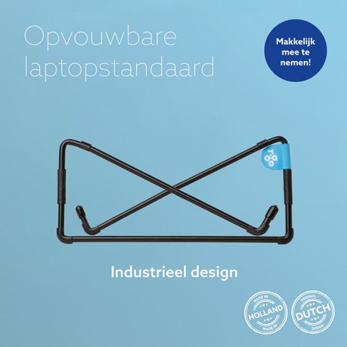 Laptopstandaard R-Go Travel Zwart-3