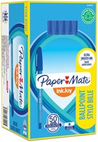 Balpen Paper Mate Inkjoy 100 fijn blauw-1