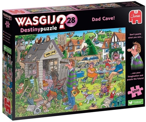 Puzzel Wasgij Destiny 28 De Mancave Van Pa! 1000 stukjes