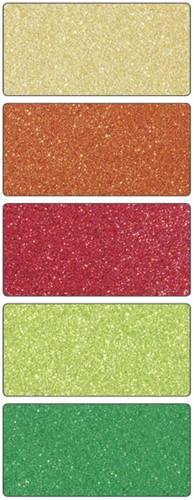 Glitterkarton Folia 50x70cm 300gr 5 vel oriental assorti