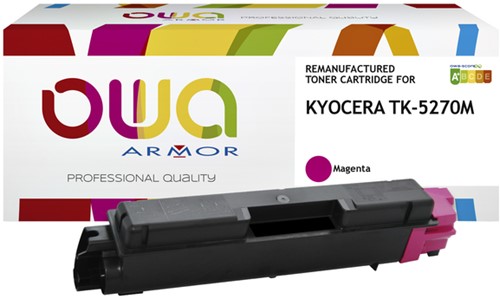 Toner OWA alternatief tbv Kyocera TK-5270M rood