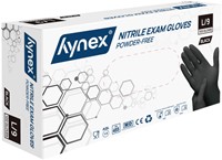 Handschoen Hynex nitril L zwart 3.5g pak à 100 stuks