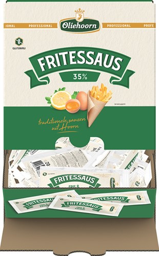 Fritessaus Oliehoorn 35% glutenvrij sachet 198x20ml