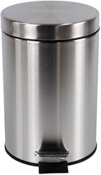 Pedaalemmer BRASQ 20 liter rvs