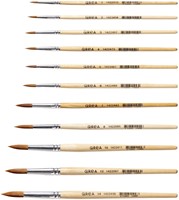 Penseel Qrea synthetisch haar set à 3 breedtes-4