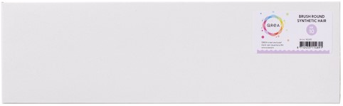 Penseel Qrea synthetisch haar nr 10 breedte 6,6mm-2