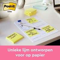 Memoblok 3M Post-it 655 76x127mm geel 16 + 4 gratis-1