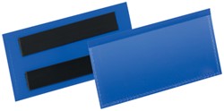 Documenthoes Durable magnetisch 100x38mm blauw 50 stuks