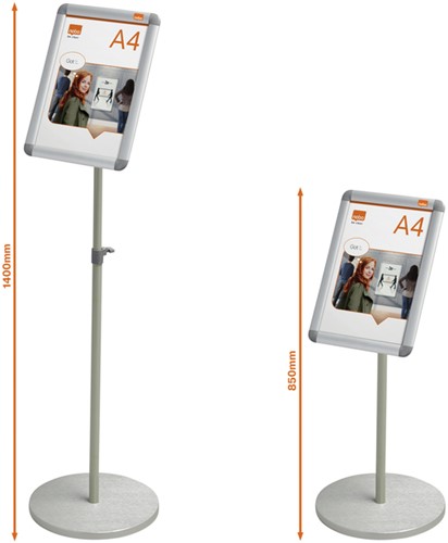 Infostandaard Nobo Essence incl. A4 kliklijst-2