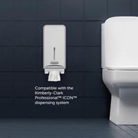 Toiletpapier Scott Control gevouwen 2-laags 110x186mm wit 8508-4