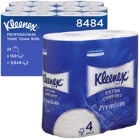 Toiletpapier Kleenex 4-laags 160 vel wit 8484
