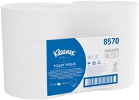 Toiletpapier Kleenex jumbo 2-laags 190m wit 8570-2