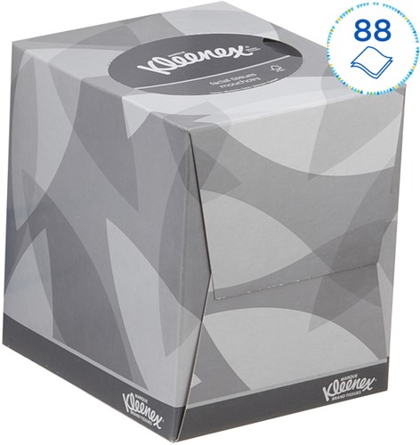 Facial tissues Kleenex kubus 2-laags 88 vel wit 8834-3