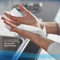 Handdoekrol Scott Control Slimroll 1-laags 165m wit 6657-4