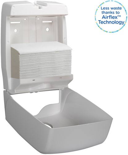 Handdoek Kleenex Ultra i-vouw 3-laags 215x318mm 15x96 vel wit 6710-2